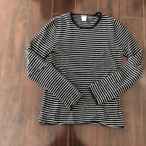 J Crew cashmere stripe sweater